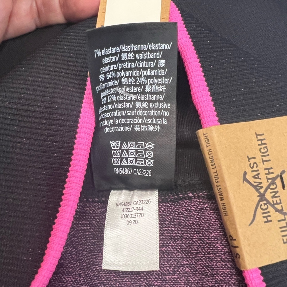 Victoria’s Secret PINK Active NWT High Waist Full Length Tights Leggings Size S - Picture 7 of 9